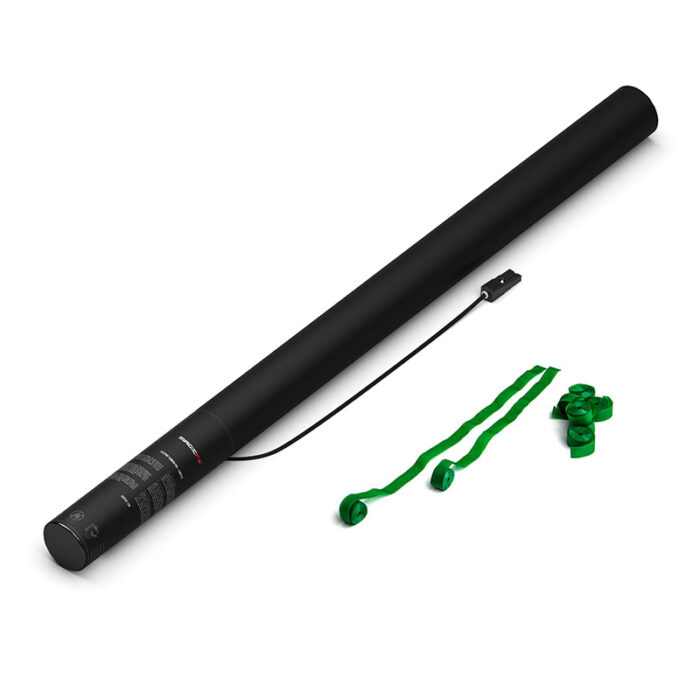 MagicFX - Electric Cannon 80 cm - Streamers - Dark Green